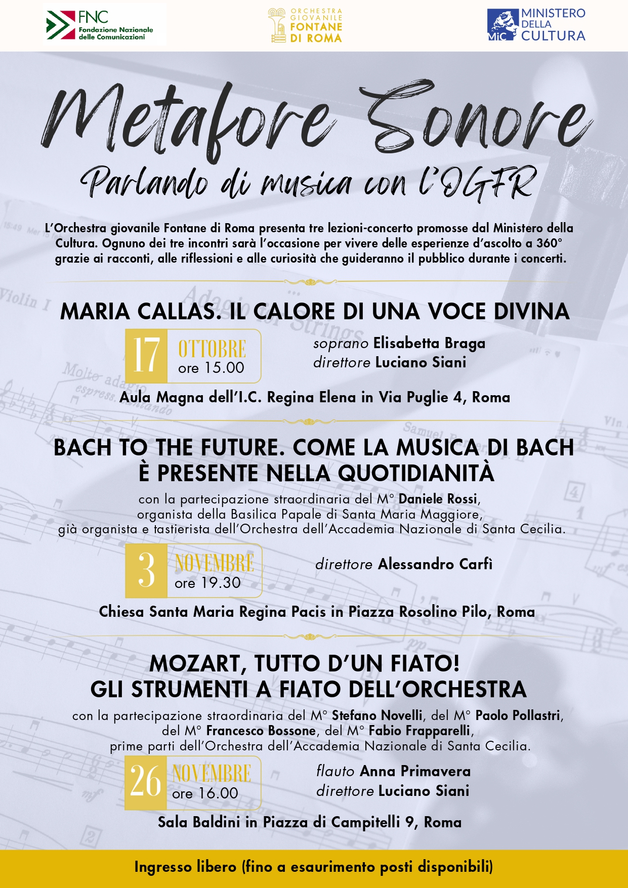 Progetto beneficiario di contributo del Ministero della Cultura come Progetto Speciale 2023