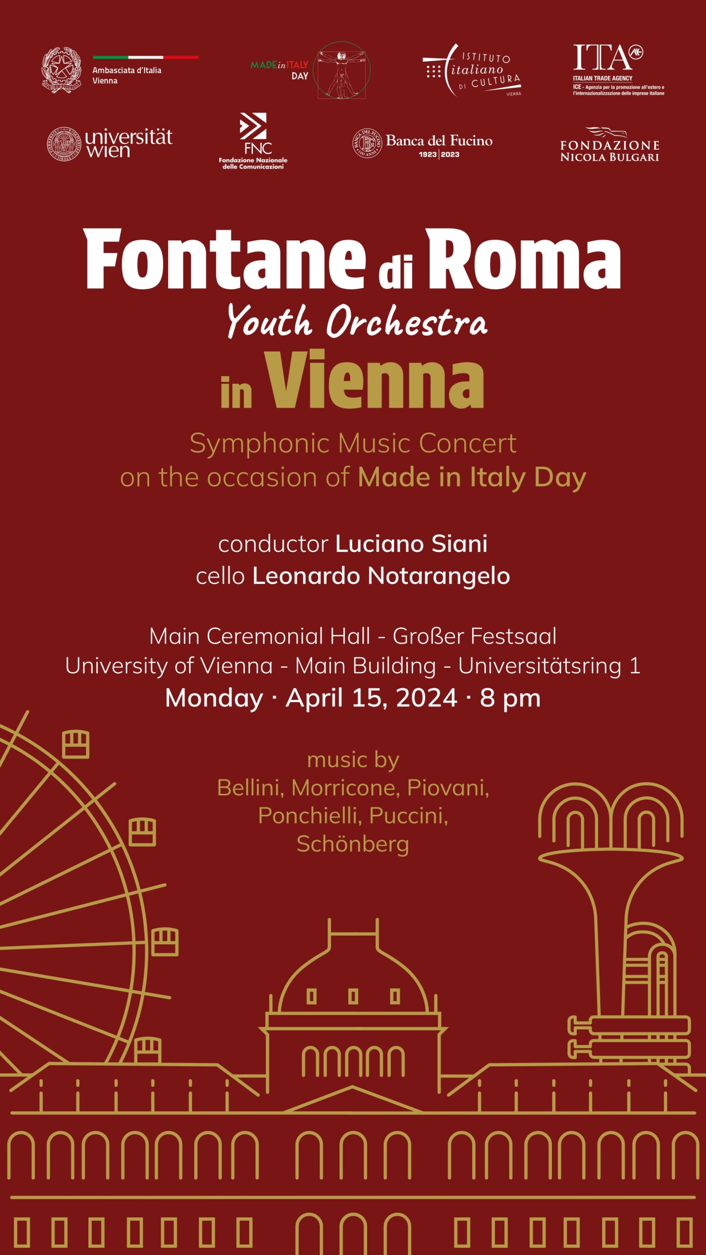Concerto presso l’Università di Vienna